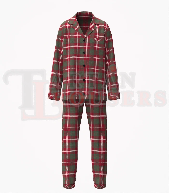 Crawford Tartan Pyjamas Set Front Crawford Tartan Pyjamas Set Front