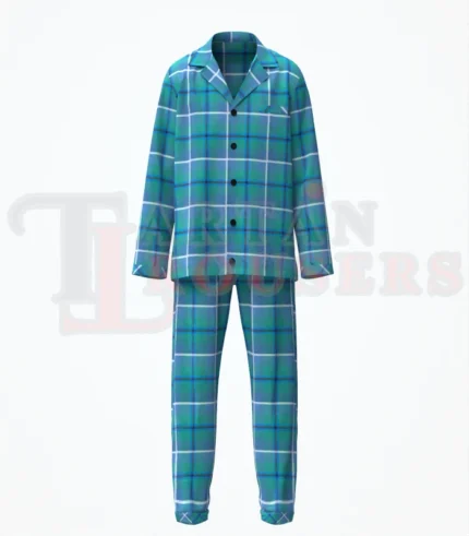Douglas Tartan Pyjamas Set Back