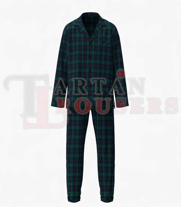 Douglas Tartan Pyjamas Set Front Douglas Tartan Pyjamas Set Front