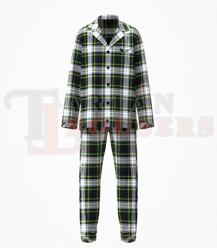 Dress Gordon Tartan Pyjamas Set Front Dress Gordon Tartan Pyjamas Set Front