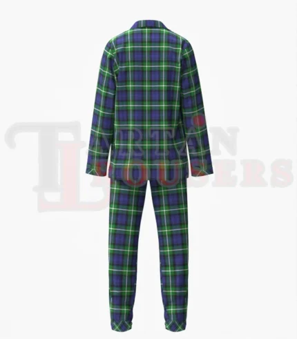 Forbes Tartan Pyjamas Set Back