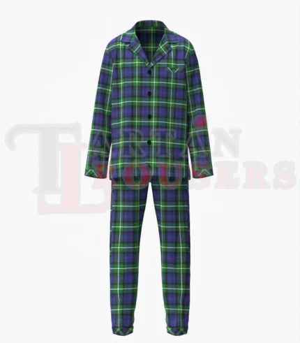 Forbes Tartan Pyjamas Set Front