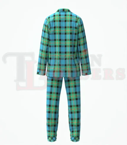 Gunn Tartan Suit Pyjamas Set Back