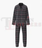 Hebridean Heather Tartan Pyjamas Set Front