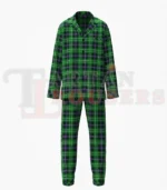 Hibs Tartan Pyjamas Set Front