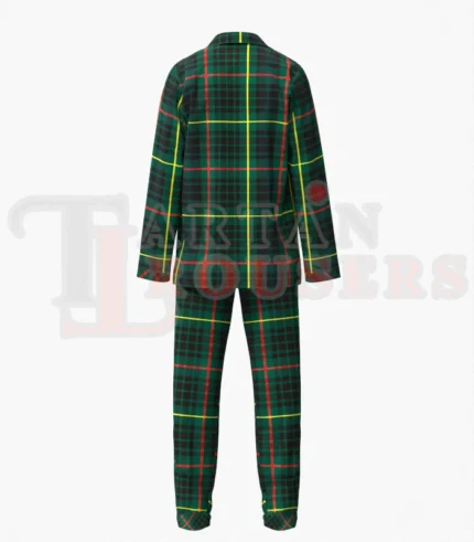 Hunting Stewart Tartan Pyjamas Set Back