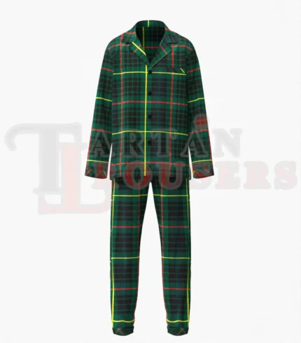 Hunting Stewart Tartan Pyjamas Set Front