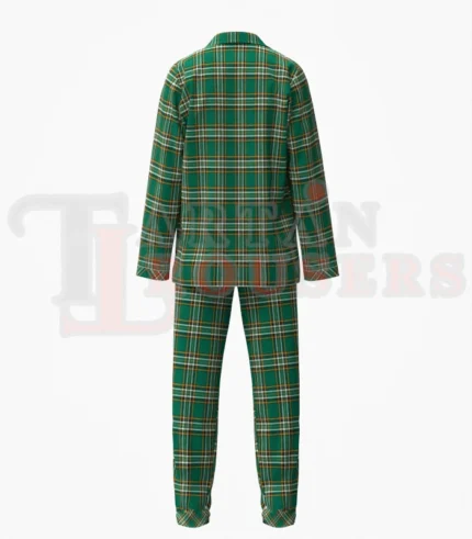 Irish Tartan Pyjamas Set Back