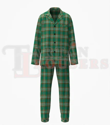 Irish Tartan Pyjamas Set Front