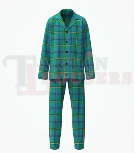 Johnston Tartan Pyjamas Set Front