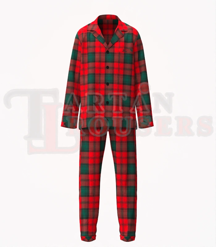 Kerr Tartan Pyjamas Set Front Kerr Tartan Pyjamas Set Front