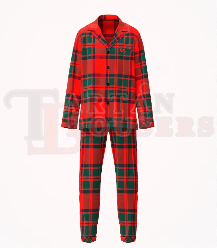 Macintosh Tartan Pyjamas Set Front Macintosh Tartan Pyjamas Set Front