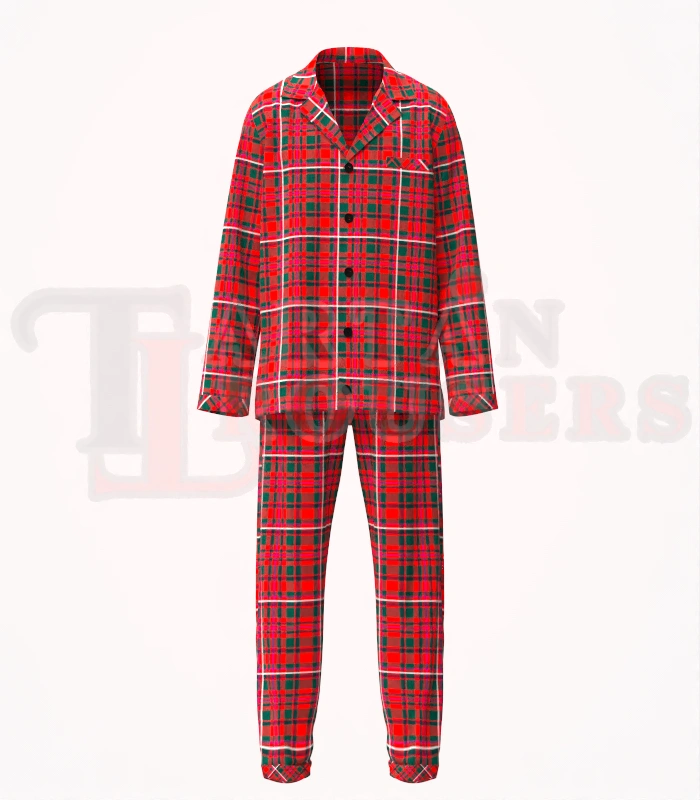 Mackinnon Tartan Pyjamas Set Front Mackinnon Tartan Pyjamas Set Front