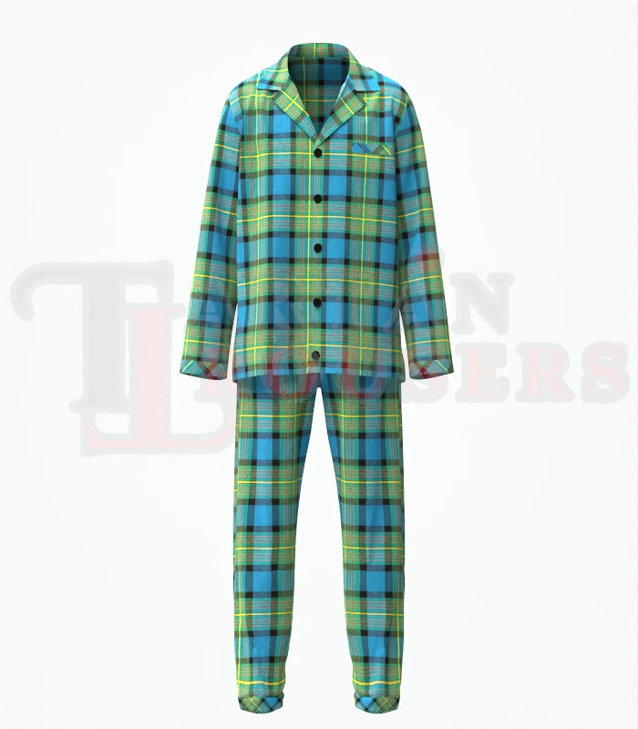 Muir Tartan Pyjamas Set Front Muir Tartan Pyjamas Set Front