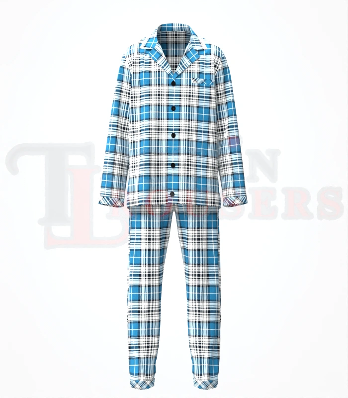 Napier Tartan Pyjamas Set Front Napier Tartan Pyjamas Set Front