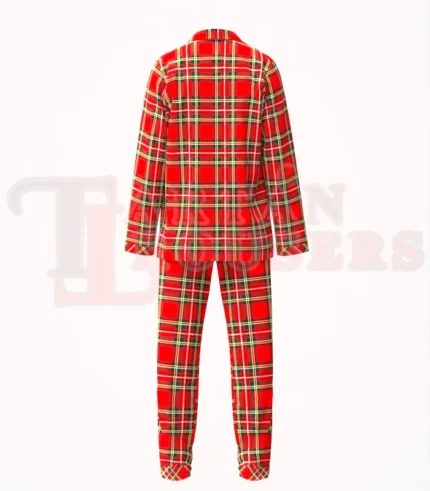 Royal Stewart Tartan Pyjamas Set Back