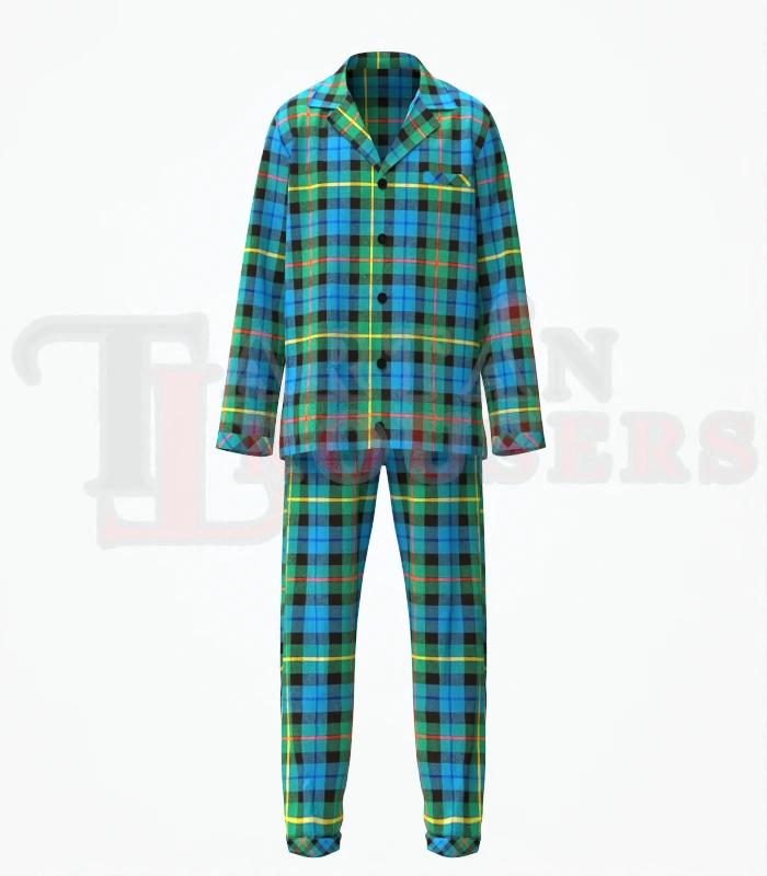 Smith Tartan Pyjamas Set Front Smith Tartan Pyjamas Set Front