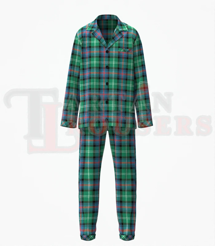 Sutherland Tartan Pyjamas Set Front Sutherland Tartan Pyjamas Set Front