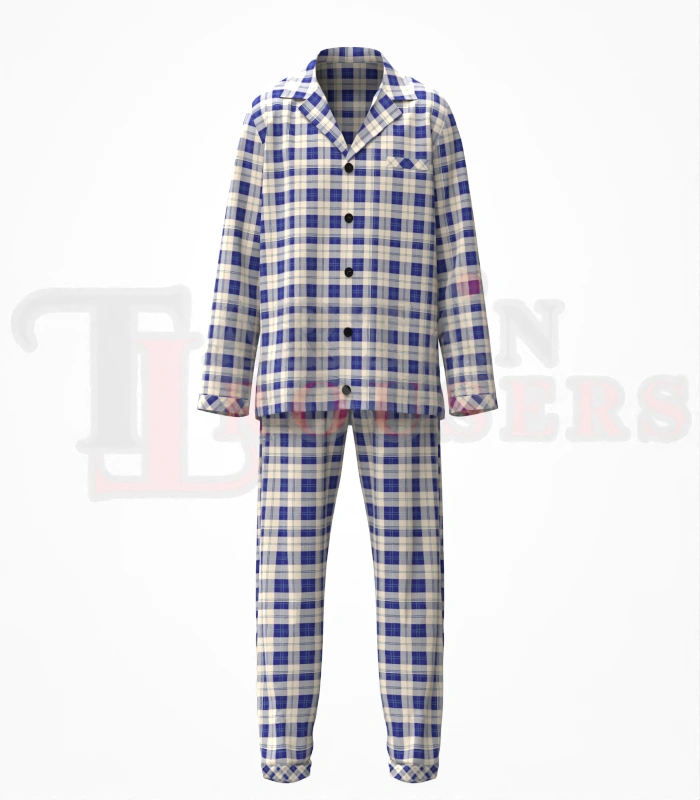 Ailsa Royal Blue Tartan Front Ailsa Royal Blue Tartan Front