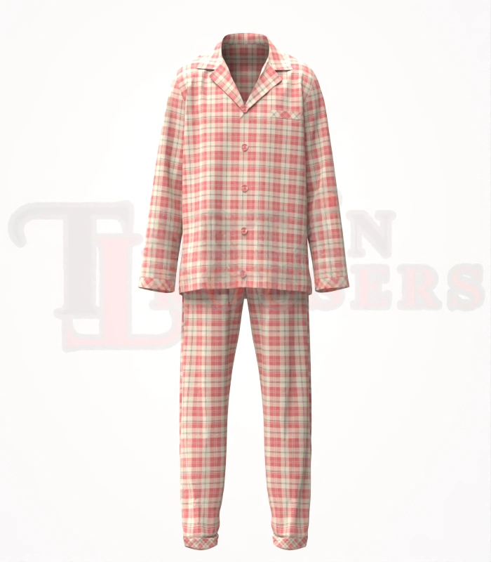 Alisa Pink Tartan Front Alisa Pink Tartan Front