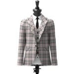 Balmoral Tartan Jacket Front