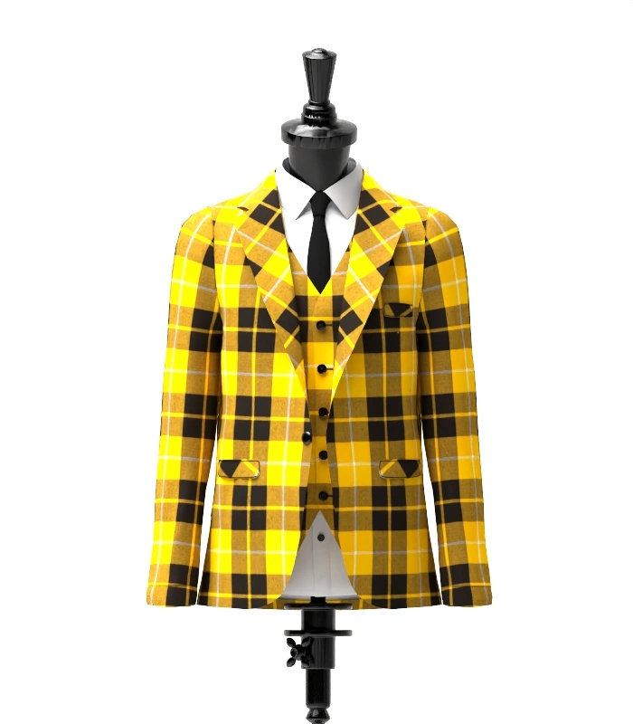 Barclay Tartan Jacket Front Barclay Tartan Jacket Front