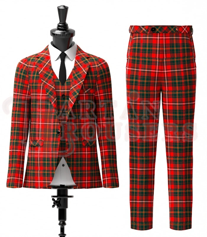 Bell Tartan Suit Front Bell Tartan Suit Front