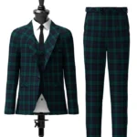 Black Watch Tartan Suit Front