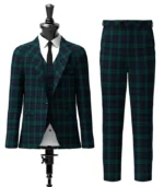 Black Watch Tartan Suit Front