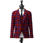 Brown Tartan Jacket Front