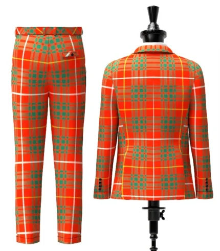 Bruce Tartan Suit Back