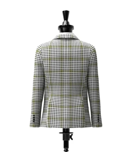 Burns Tartan Jacket Back