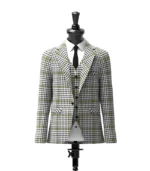 Burns Tartan Jacket Front