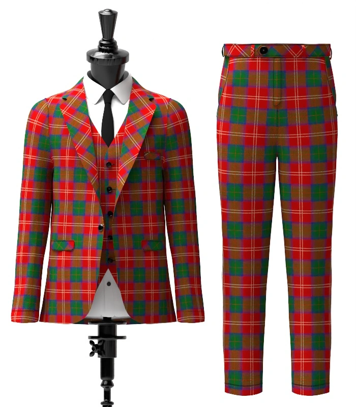 Chisholm Tartan Suit Front Chisholm Tartan Suit Front