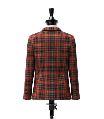 Christie Tartan Jacket Back