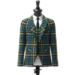 Cornish Hunting Tartan Jacket Front