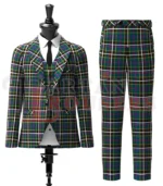 Cornish Hunting Tartan Suit Front