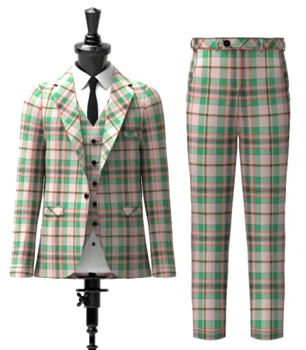 Craig Tartan Suit Front