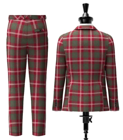 Crawford Tartan Suit Back