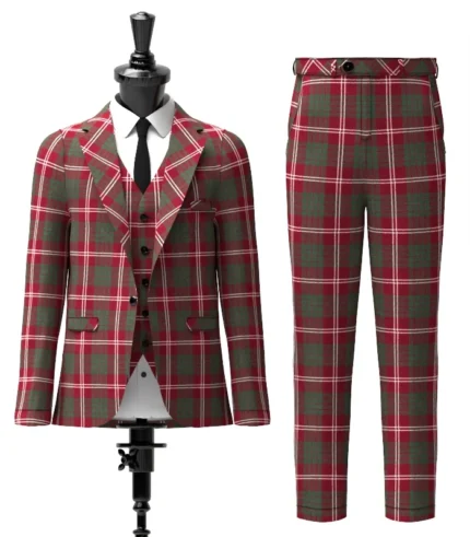 Crawford Tartan Suit Front