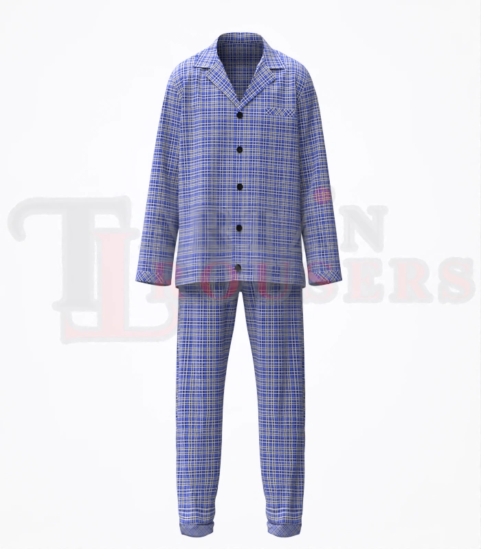 Cummins Royal Blue Tartan Front Cummins Royal Blue Tartan Front