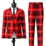 Cunningham Tartan Suit Front