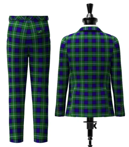 Custom Made Alexander Tartan Suit Back