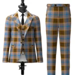 Custom Made Allan Tartan Suit Front