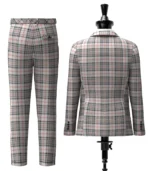 Custom Made Balmoral Tartan Suit Back