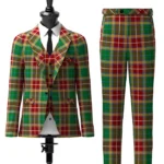 Custom Made Baxter Tartan Suit Front