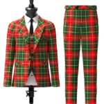 Custom Made Burnett Tartan Suit Front