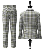 Custom Made Burns Tartan Suit Back