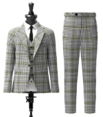 Custom Made Burns Tartan Suit Front