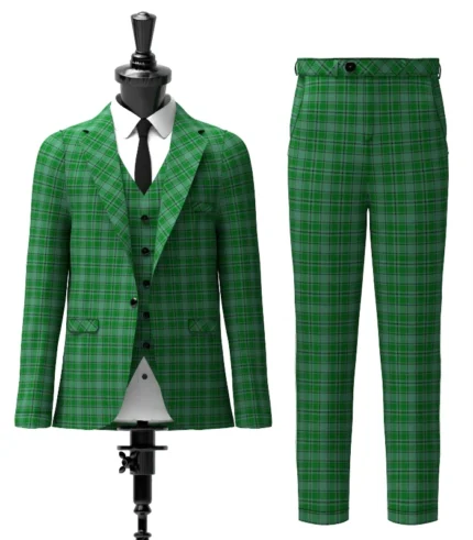 Custom Made Campbell Simpson Tartan Suit Front